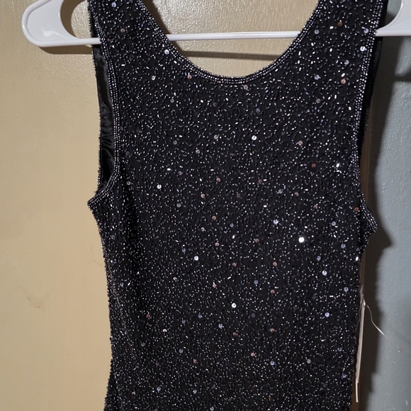 Scala Glittering Black Tank Top - Picture 5 of 16